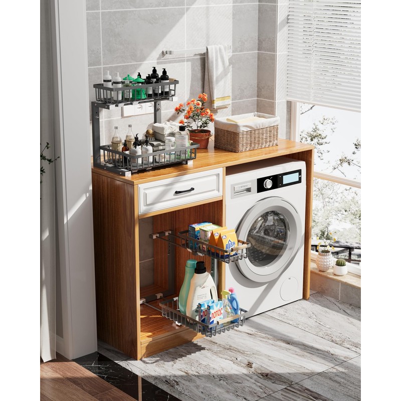 Under Sink Organizer Storage for Families: Pull Out Storage Undersink