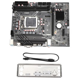 H510 Motherboard for Intel 10 11 CPU Dual DDR4 64GB Memory M.2 High Speed Port PCIE 16X Gen 3.0 Slot PC Motherboard with Metal Heat Sink