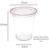 AIOS 50 x Recyclable PET Takeaway Cups with Flat Cross