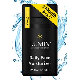 Lumin - Daily Face Moisturiser for Men - Men's Face Lotion, Men's Skin Care, Ideal for Normal & Combination Skin, 50 ml, Pack of 1