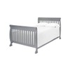 DaVinci Twin/Full Size Bed Conversion Kit (M4799) in Grey Finish