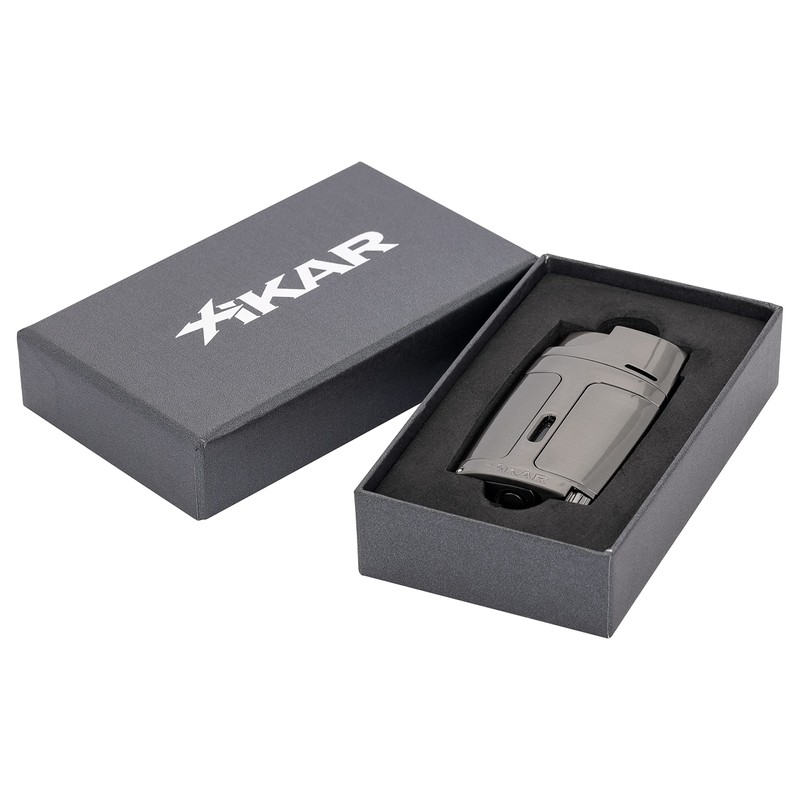 Xikar ELX Double Jet Flame Torch Lighter with 9mm Cigar