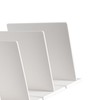 Shelf Divider White Sturdy Plastic Easy Assembly Adjustable Vertical Handbag