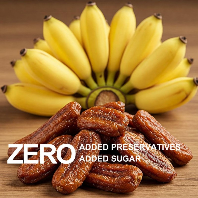 Organic Sun Dried Bananas Value Pack - Dried Fruit Individual