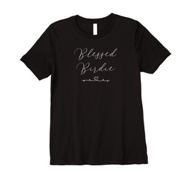 Womens Blessed Birdie Premium T-Shirt