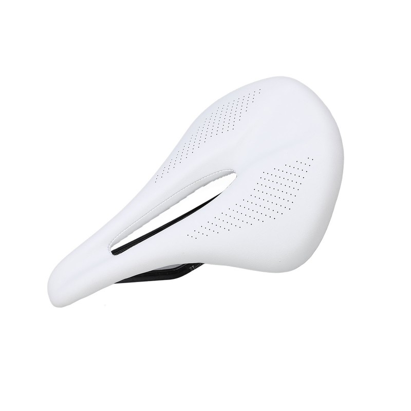 155mm Widen Carbon Fiber Leather Bicycle Saddle Cushion Hollow Cycling