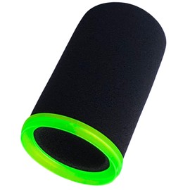 RhymKawa SM7b Foam Cover for Shuer SM7B, MV7 POP Filter RK345 Replacement, Windscreen with Colored Retaining O-Ring Identified Seat (Green)