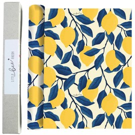 little bee fresh Organic Beeswax Cloths Roll to Cut from Germany - Keeps Food Natural, Beautiful and Plastic-Free Fresh! Handmade from Organic Raw Materials (Amalfi)