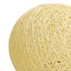 LED Bedside Table Lamp Dimmable 3W Creative USB Rattan Ball