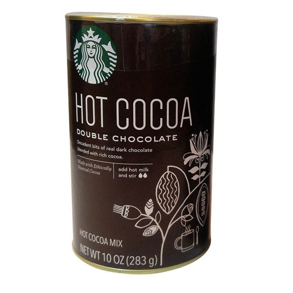 Starbucks Hot Cocoa Mix, Double Chocolate, 10-Ounce