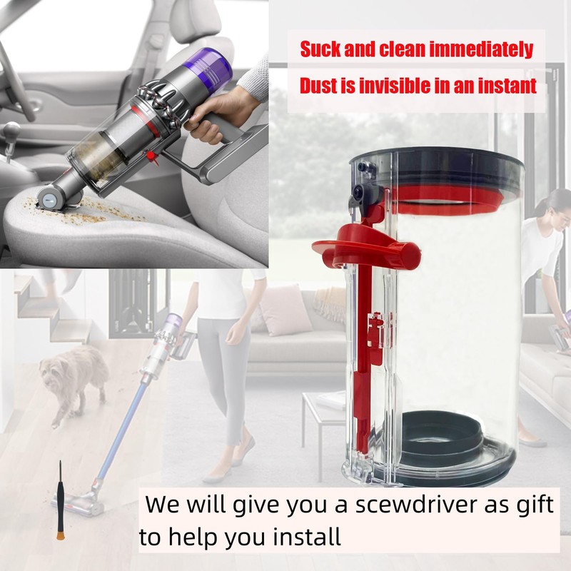 SW FUTURE Canister Replacement Compatible With Dyson V11 Torque Drive