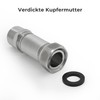 Vancoco Stainless Steel Flexible Pipe 3/4 Inch Corrugated Pipe Extendible