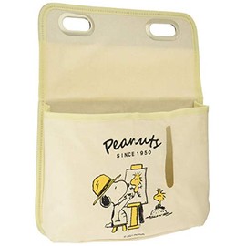 Meiho Meiho Snoopy Tissue Cover Double Pockets w 27 5 h 36 5d 9 cm Sn 134