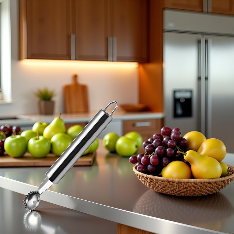 Silver Stems Remover For Pineapple Strawberry Tomato Cherry Stainless Steel