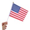 Kisangel Usa Flags Hand Waving 25pcs Mini American Flags Polyester