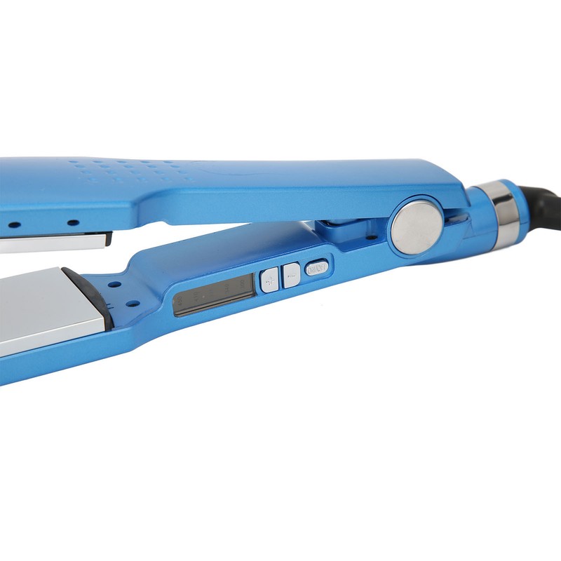 45mm Panel Dual Use Hair Straightener Curler Negative Ion Adjustable