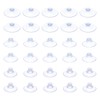 PATIKIL 60pcs Suction Cup 0.8/1.2/2.2" for Home Kitchen Bathroom Organization