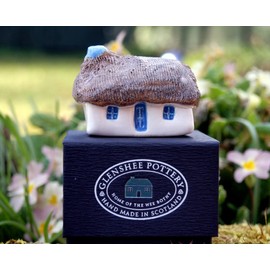 GlensheePottery Handcrafted Ceramic House Tin Bothy Rustic Homedecor Gift Scoltand (Heather Thatch)
