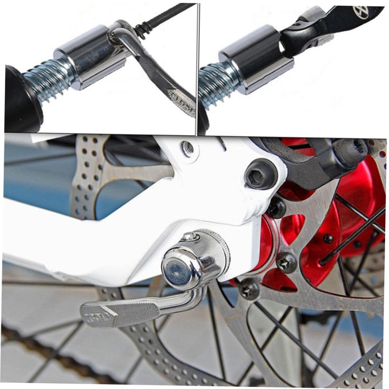KOMBIUDA 2pcs Bike Front Wheel Riser Block Stable Support for