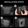 JNNJ Mini Car Trash Bin, Portable Mini Car Waste Bin,