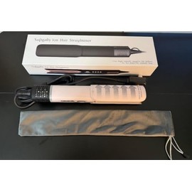 Slopehill 2-in-1 Hair Straightener and Blow Dryer, Professional Hair Styling Tool, Pink