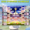 2026 World Soccer Tournament Extra Large Schedule Poster Set (43"