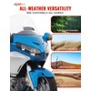 LUXEMOTO Smoked Windshield Air Flow Vent for Honda Goldwing GL1800