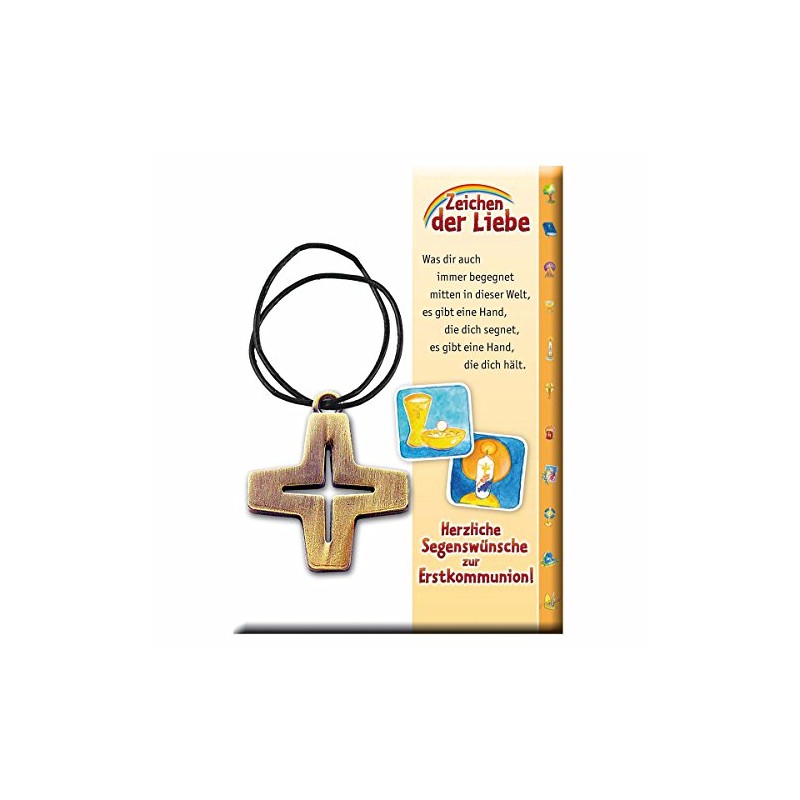 Bronzekreuz zur Erstkommunion