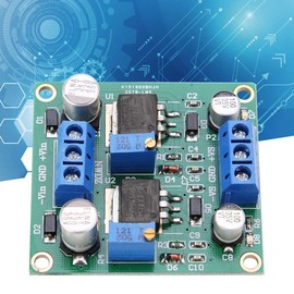 Lm317/337 Positive And Negative Voltage Regulator, Voltage Stabilizing Power Supply Module Linear Adjustable Low Ripple ±5V ±12V ±15V ±24V ±36V Power Board