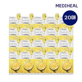 Mediheal Vitamin C Essential Mask Blemish Toning 10 Sheets + 10 Sheets (Total 20 Sheets) / 메디힐 비타민씨 에센셜 마스크 잡티 토닝 10매+10매 (총 20매)