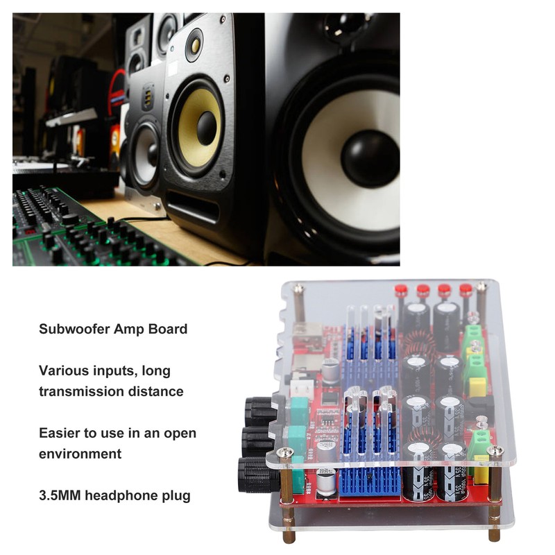 Subwoofer Amp Board 60W+60W+100W 2.1 Channel TPA3116 Chip Bluetooth AUX