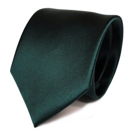 Slim TigerTie, Designer Satin Tie, Plain, in Various Colours. -