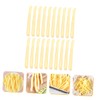 KOMBIUDA 20pcs Artificial Faux French Fries Model Realistic Food Simulation