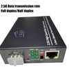 iszo 2.5G SFP Port Transceiver Media Converter,20km SM,RJ45 100M/1000M/2.5G Adaptive,Full/Half