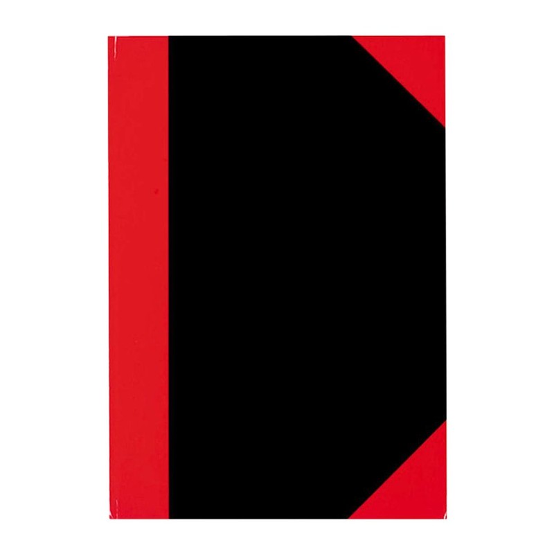 Stylex 29114 A4 Sqaured DIN Exercise Book - Black/Red
