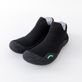 Ormo Pilates Non-Slip Yoga Shoes, Sock-Style Gym & Crossfit Training Footwear Black/Purple 34-35