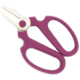 Japanese Flowers and Herbs Scissors - Made in Japan - Violet