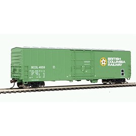 Walthers Trainline HO Scale 1/87 Insulated Boxcar - Ready to Run - British Columbia Railway