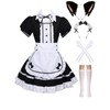 Colorful House Women's Cosplay French Apron Maid Fancy Dress Costume