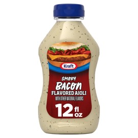 Kraft Smoky Hickory Bacon Flavored Aioli, 12 fl oz Bottle