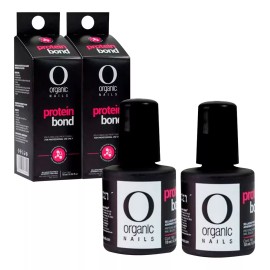Organic Nails Protein Bond Sellador De Organic Nails 2 Piezas 10ml C/u