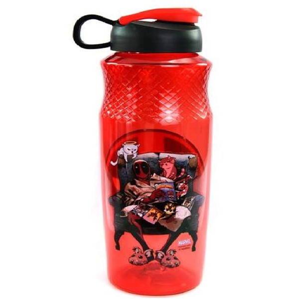 4SGM Deadpool 30 oz Sullivan Water Bottle, Small, Multicolor