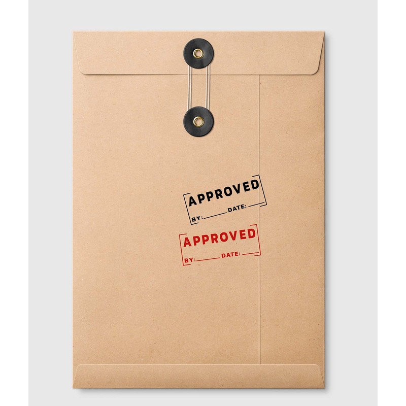 Printtoo Approved Self Inking Rubber Stamp Pre-Inked Office Stamp- Home