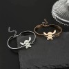 Jextech Set 2 Pulsera Amigos Ohana Stich Familia Ajustable Acero