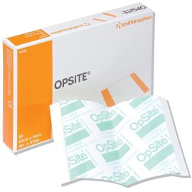 Smith & Nephew Opsite Transparent Adhesive Film Dressing, 5½" x 4" - Case of 100