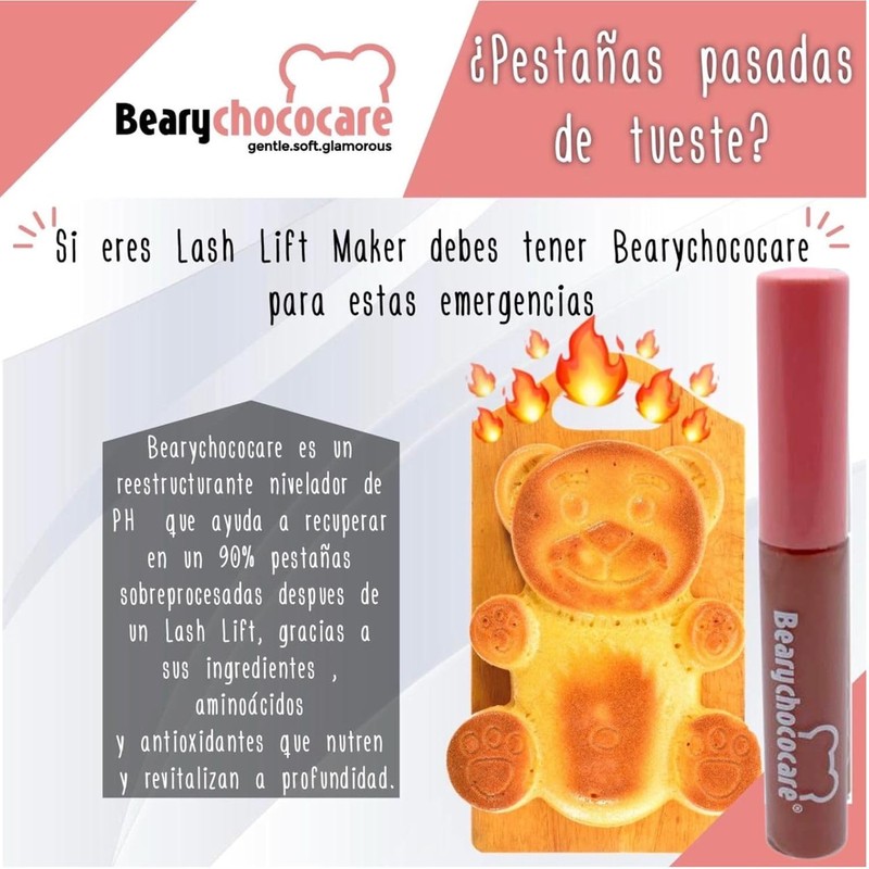 Beary Chococare Tratamiento Para Pestañas 5 pz