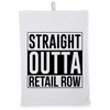 Hippowarehouse Straight Outta Retail Row Tea Towel Eco Printed Dish