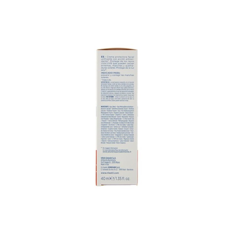 Rilastil Sun System D-Clar SPF50+ Protector Solar Facial Anti-Manchas con