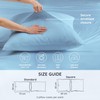 Bamboo Pillow Cases 2 Pack Light Blue | Standard Pillow
