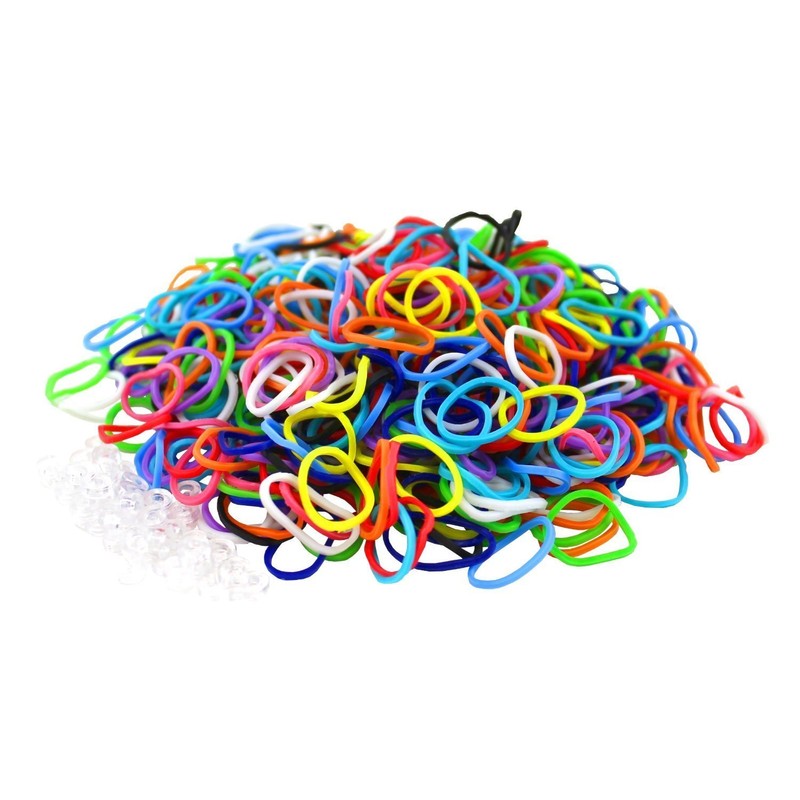 Loom Bandz - Rainbow Colours - Colourful Assortment 600 Count